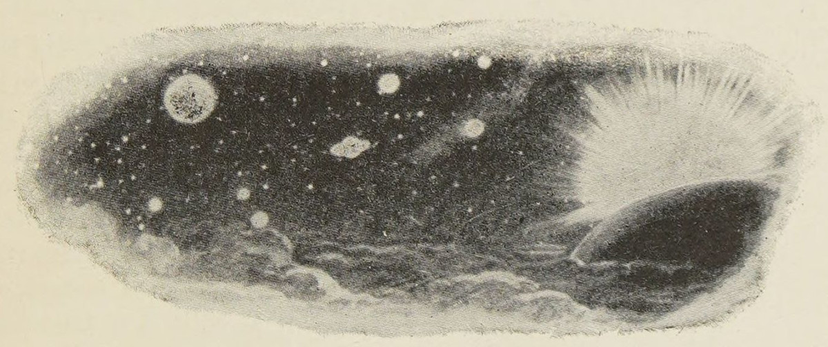 The solar system.